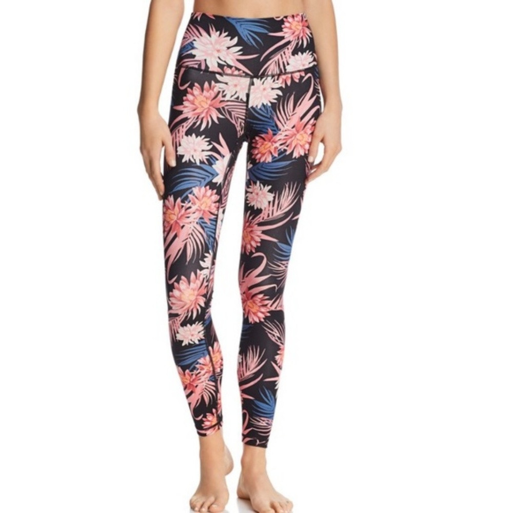 Spiritual Gangster tropical floral leggings
